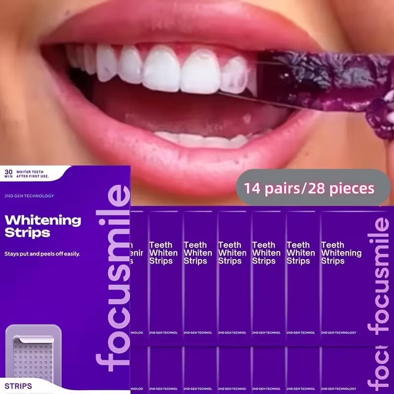 Whitening Strips Set und Anwendung